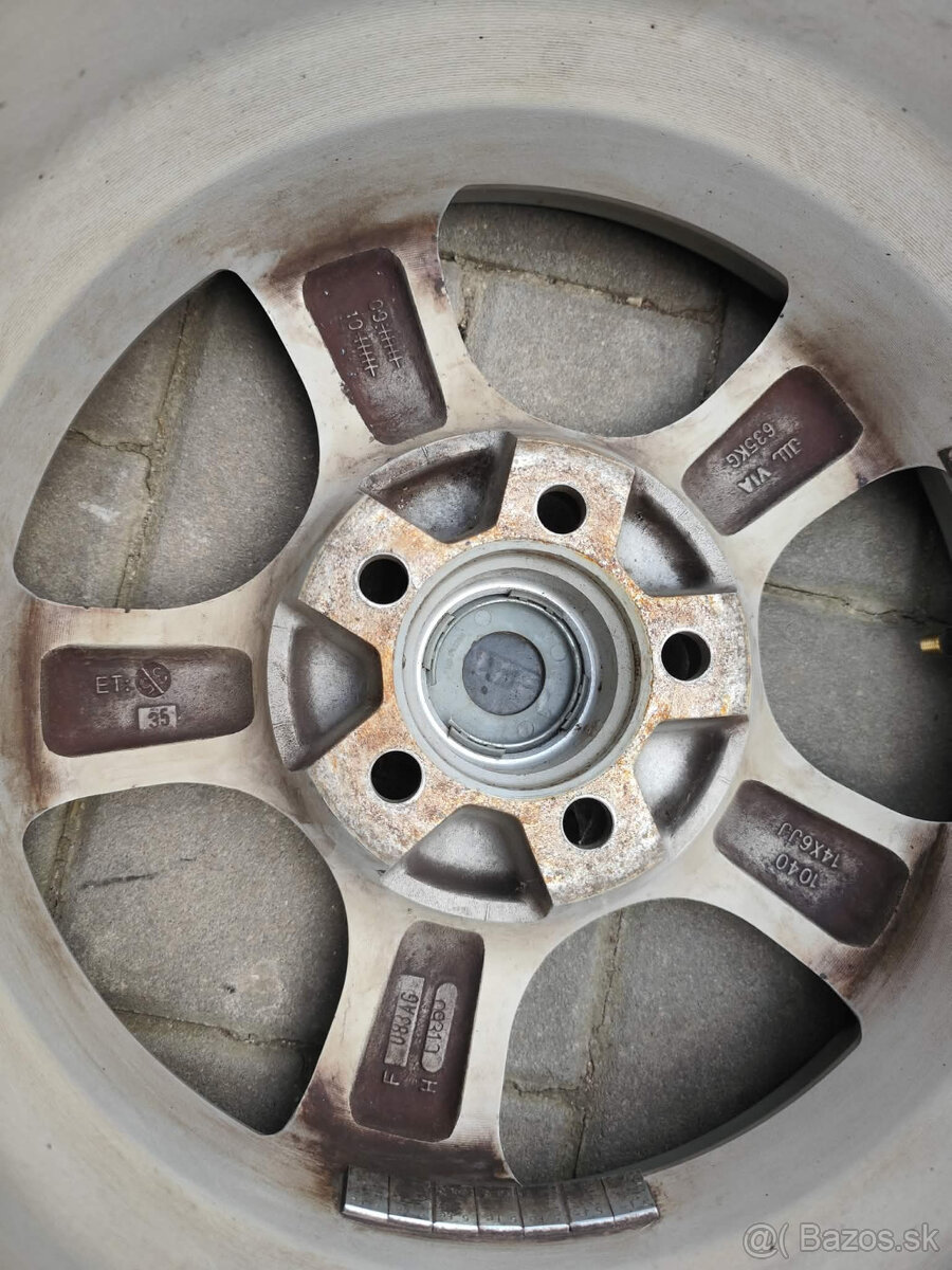 Alu disky (elektrony) R14 5x100 et 35 - 6