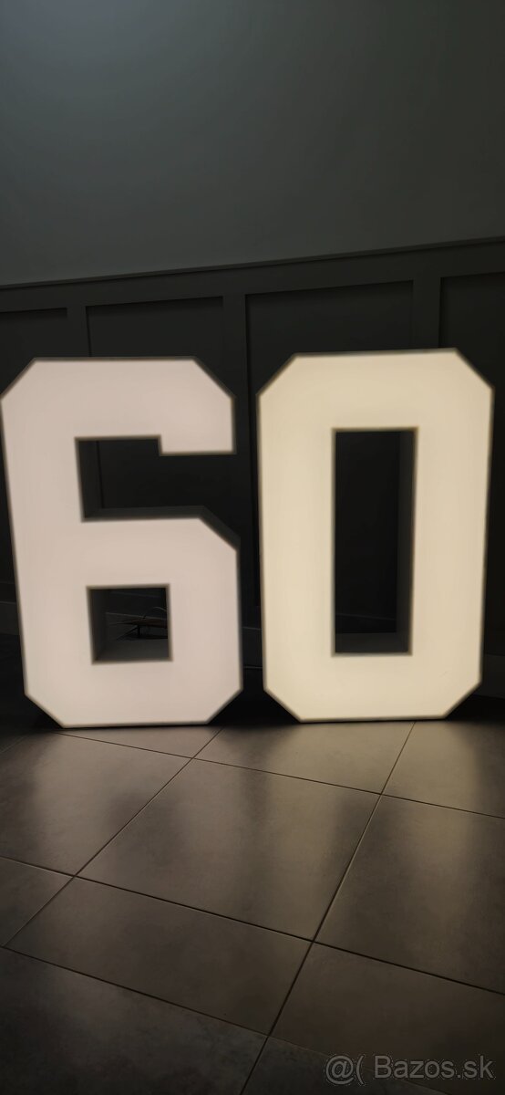 LED čísla na prenájom - 6