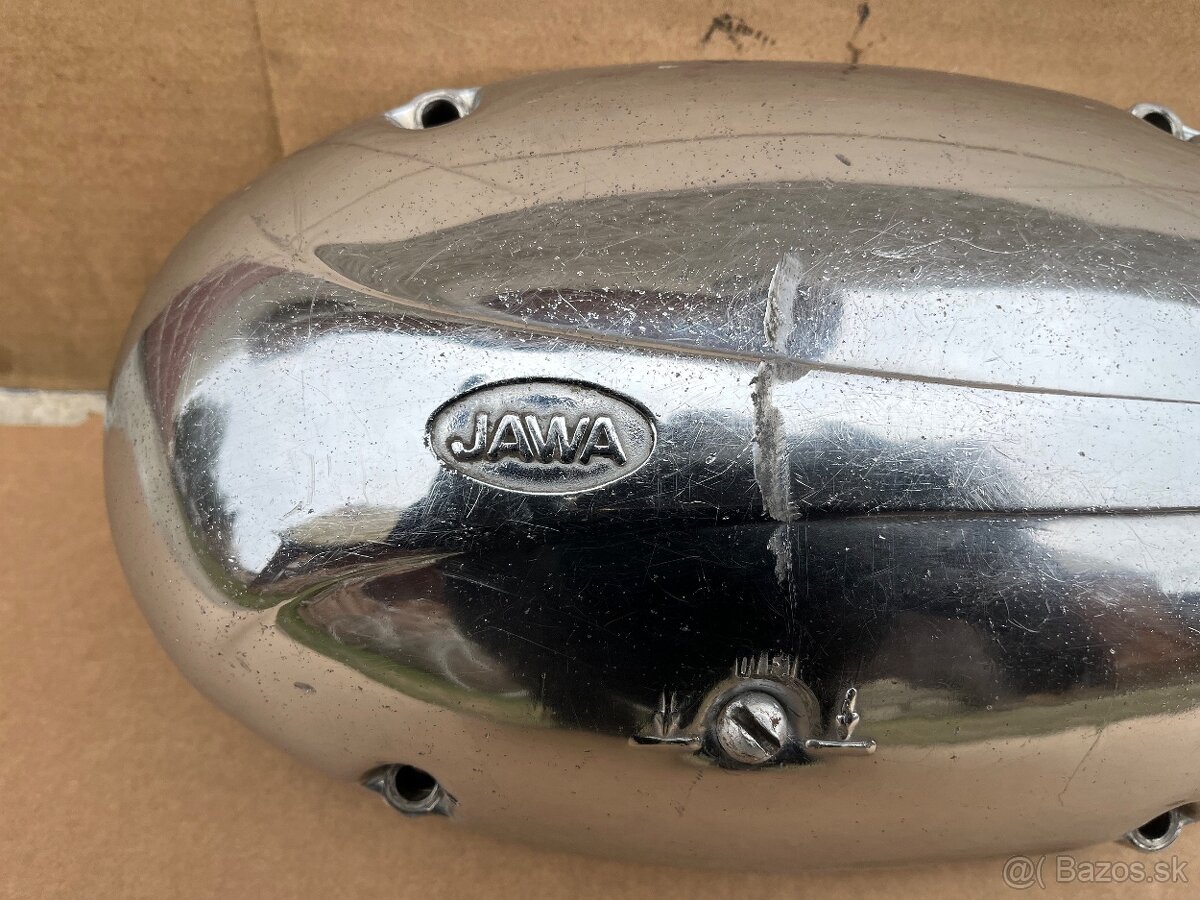 Bočňý kryt motora od stany spojky, JAWA 350 - 6