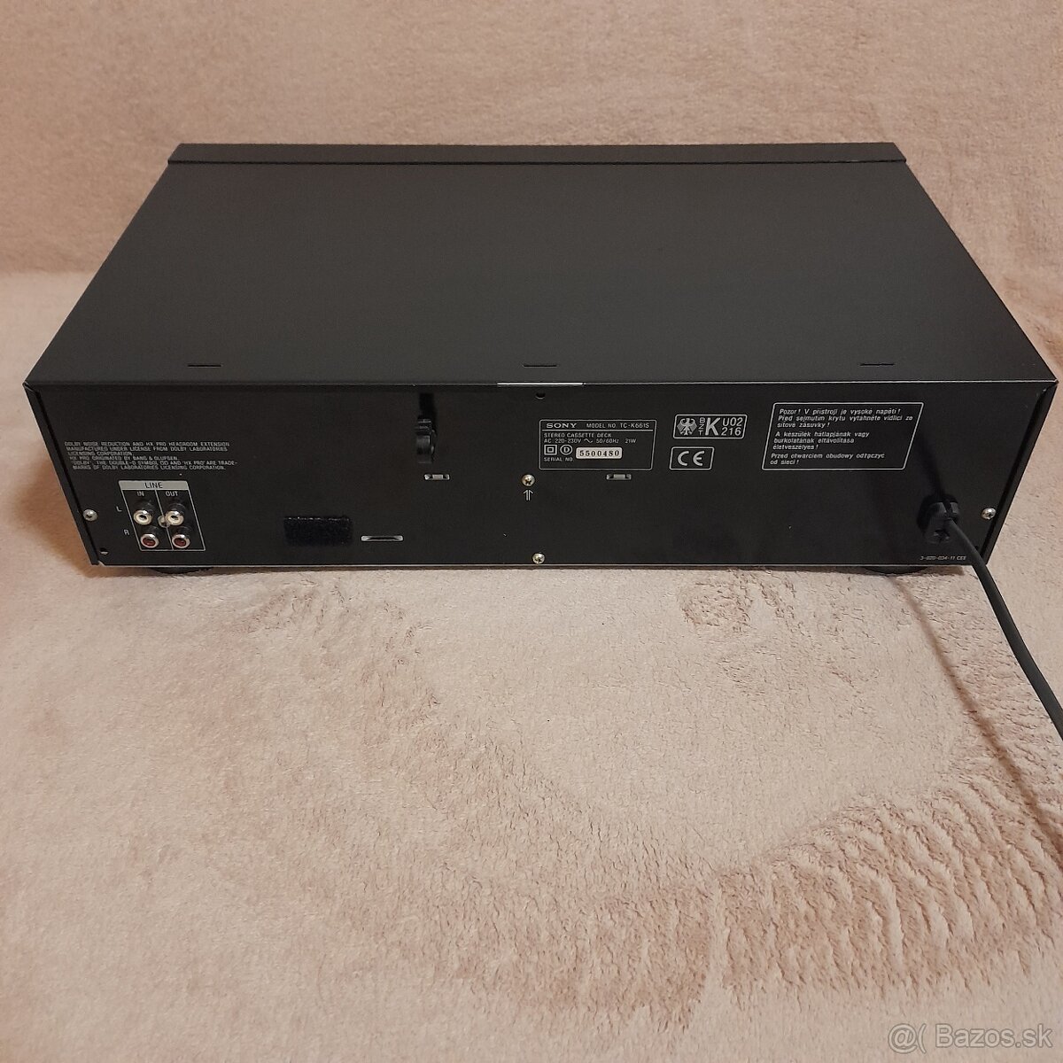 Sony TC-K661S tape deck 220,-euro - 6