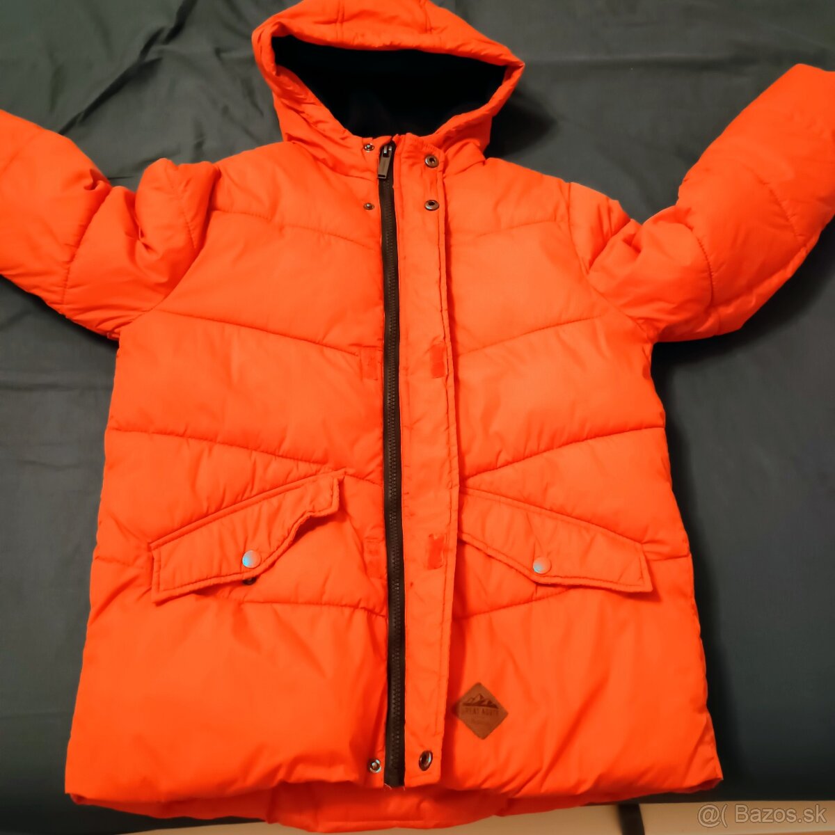 Zimná zateplená bunda veľ. 146 - 6