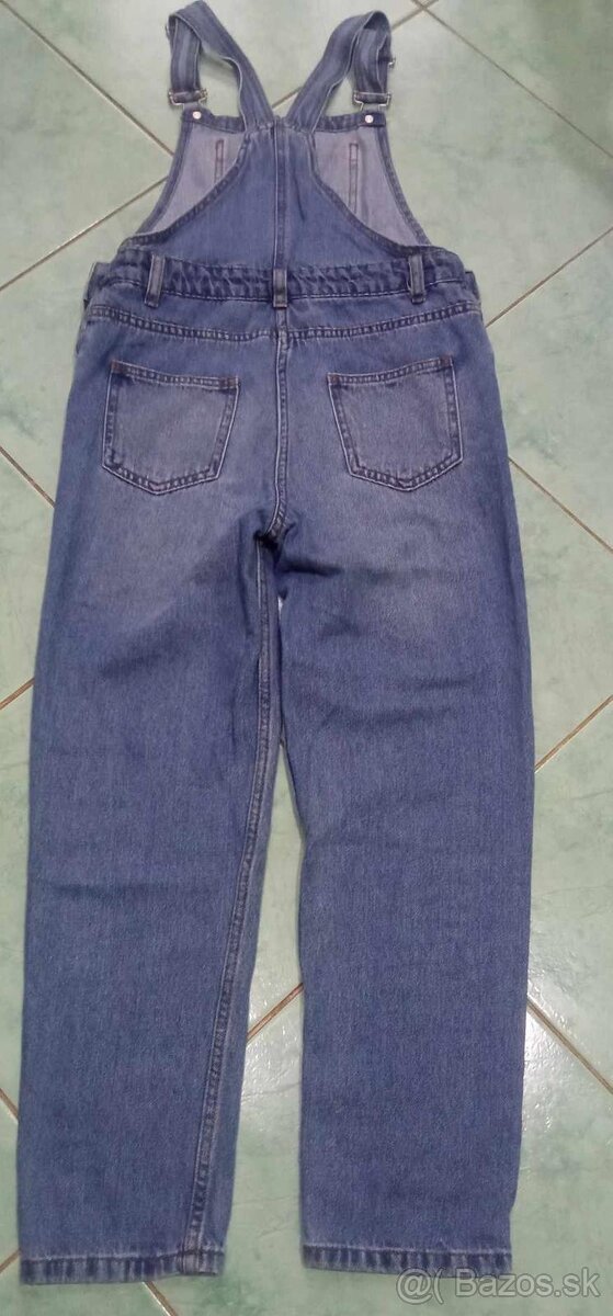 Riflovy overal veľkosť 152 a Retro rifle na traky-146 - 6