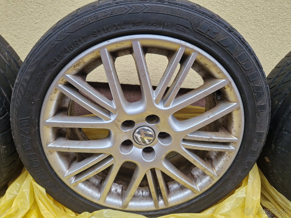 Disky + letne pneumatiky R17 - 6