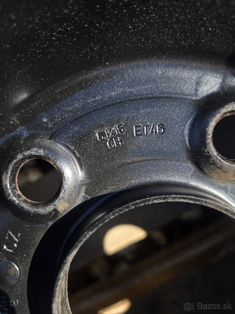 Original plechove disky KIA R15 - 6