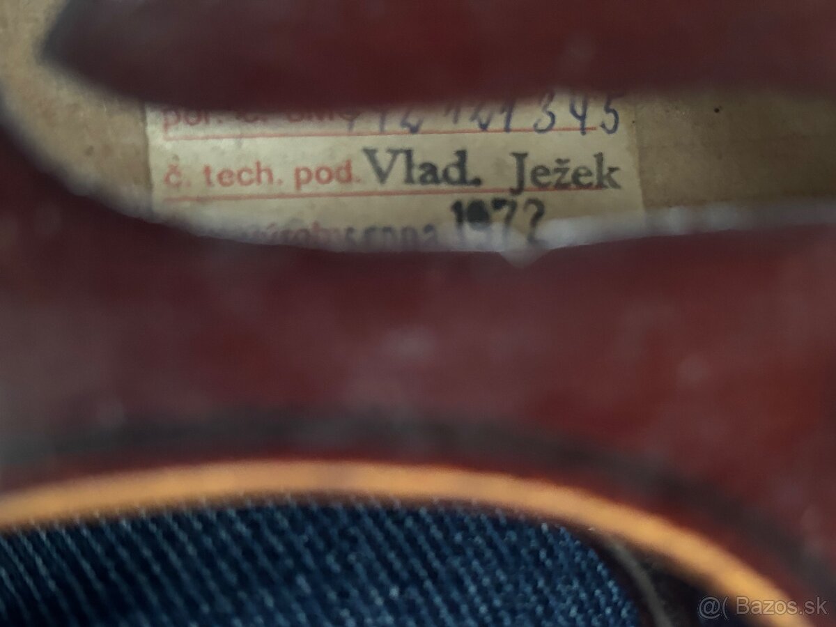 Predam husle 1/4 detske komplet ustrojene + slák - 6