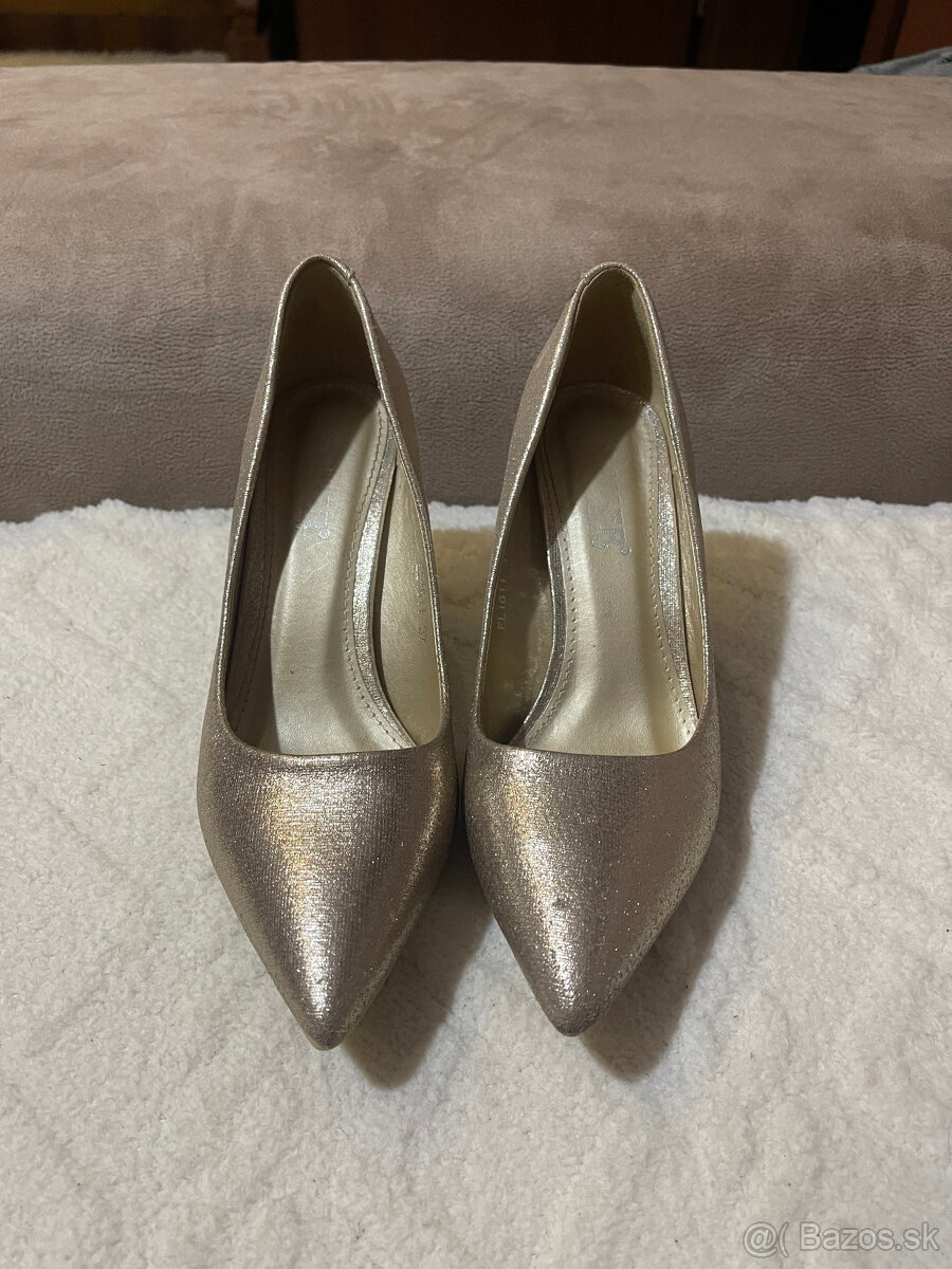 Zlaté lodičky veľ 37 - 6