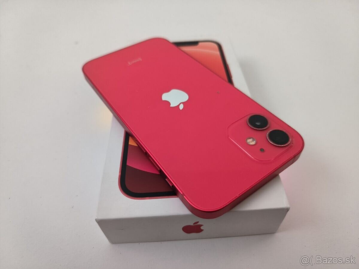 apple iphone 12 mini 64gb Red / Batéria 100% - 6