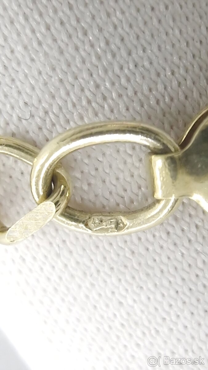 Zlata kvalitná retiazka - plná - 6