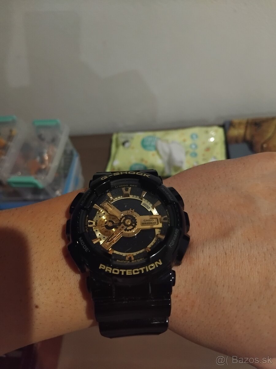casio g-shock čierno-zlate - 6
