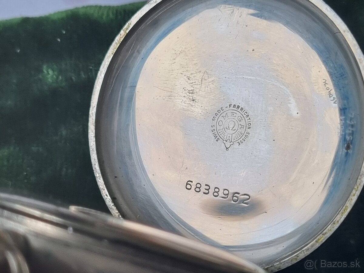 Omega,vreckové hodinky. - 6