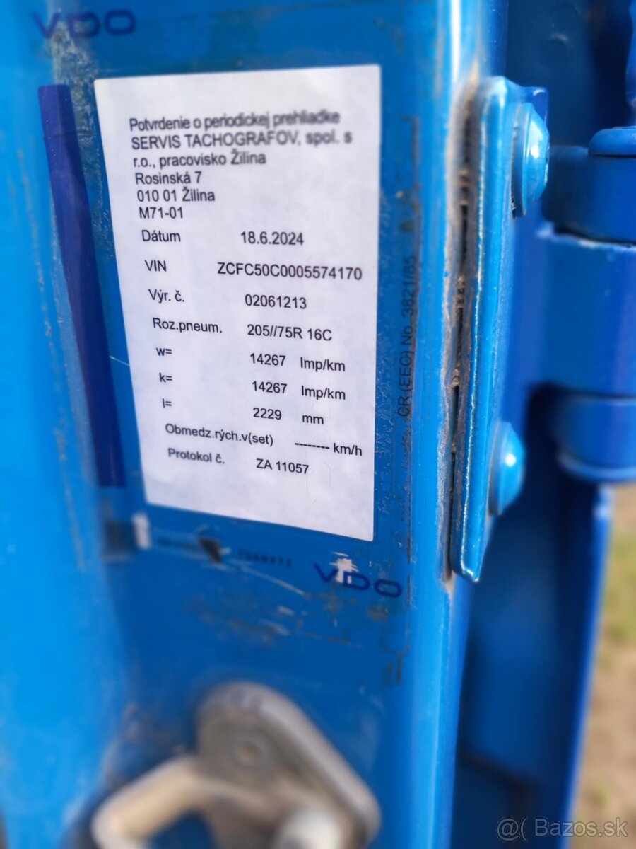 Iveco Daily 50c17 valník , 7 miestne - 6