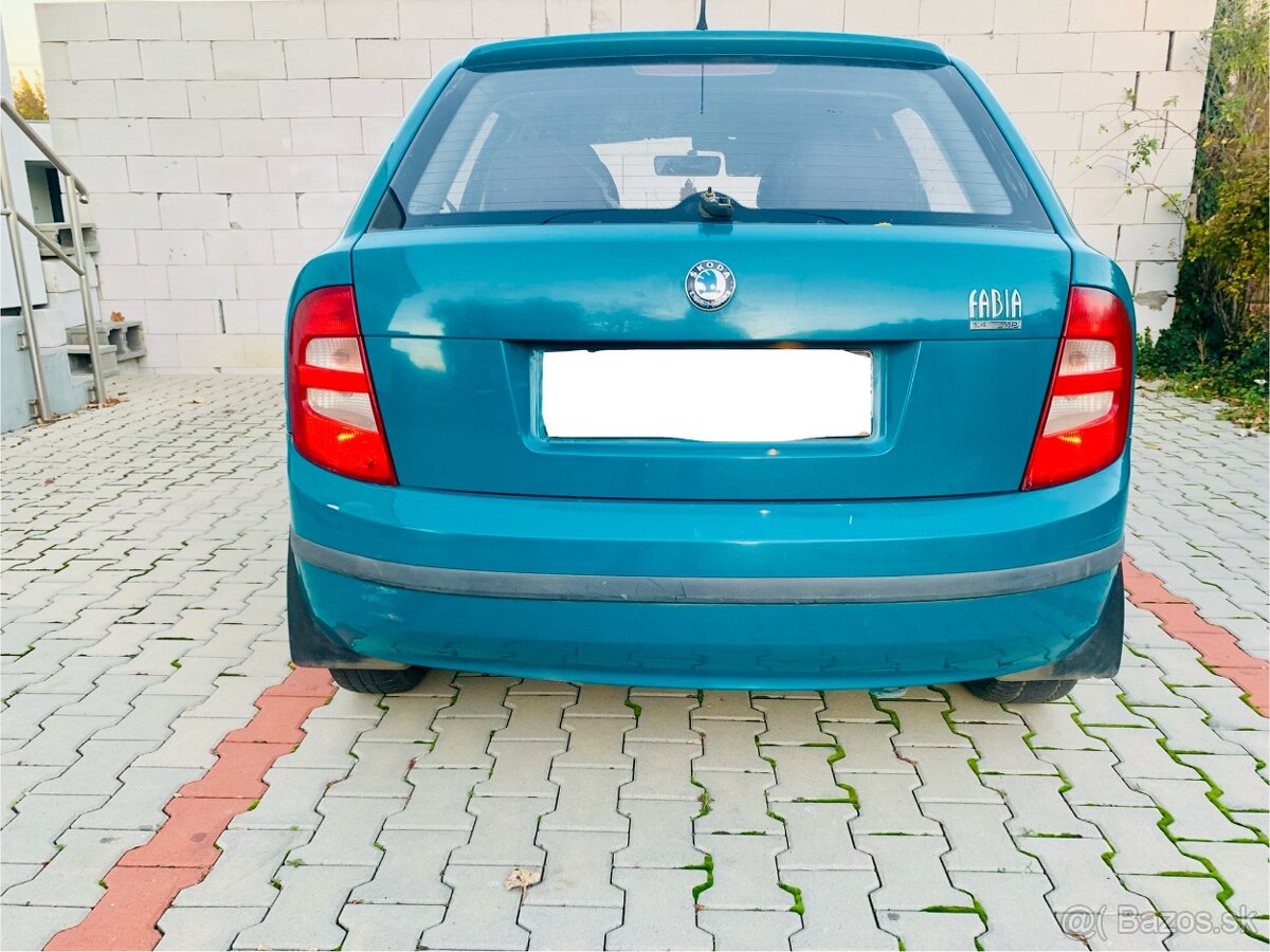 Predám krásnú škoda fabia.1,4 MPI 50kw - 6