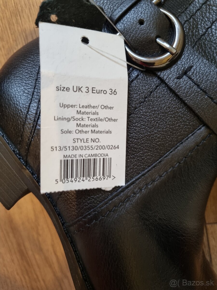 nové kožené čižmy George veľ. 36 - 6