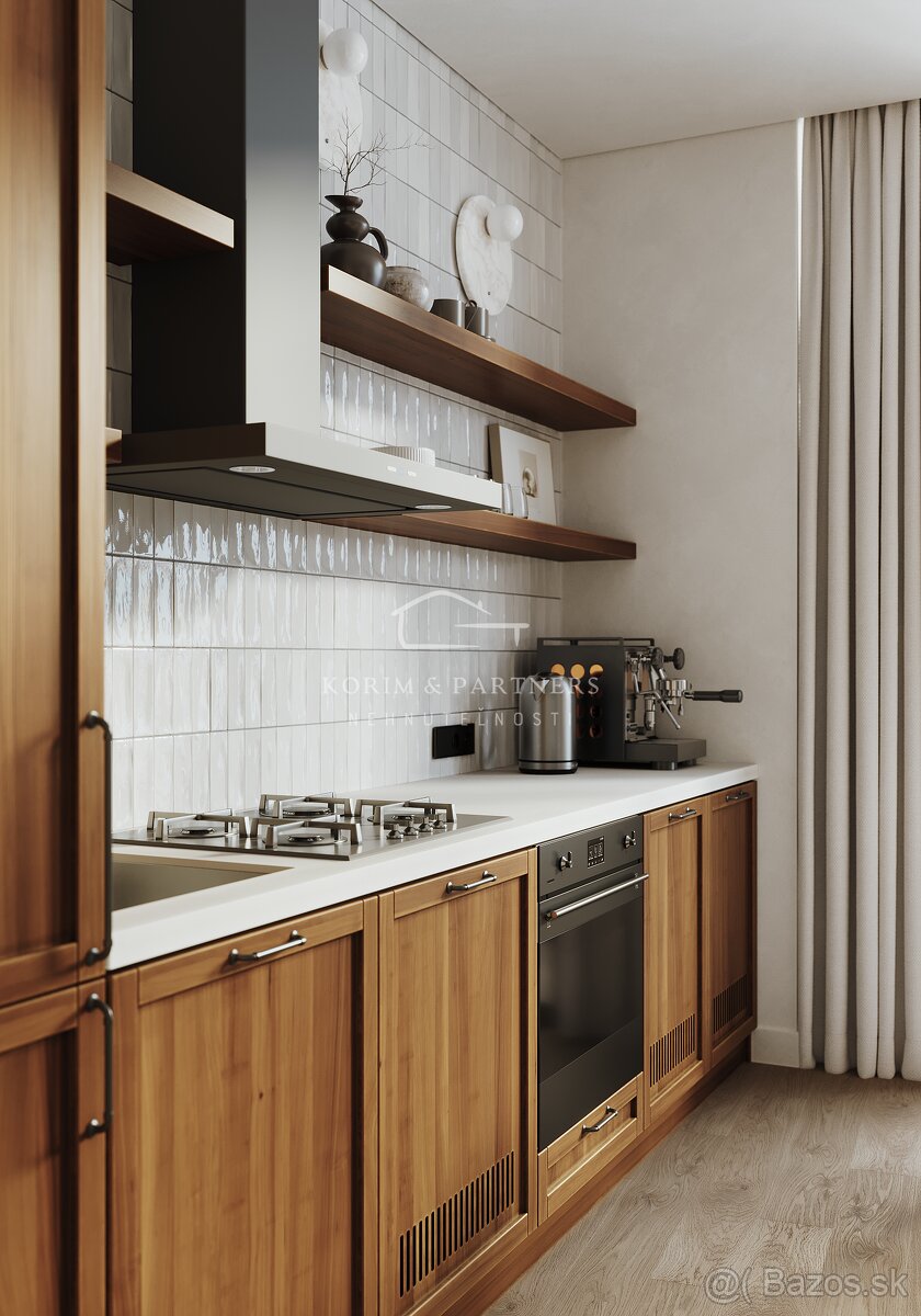 3 izbový apartmán so strešnou terasou s rozlohou 94,81 m² + - 6