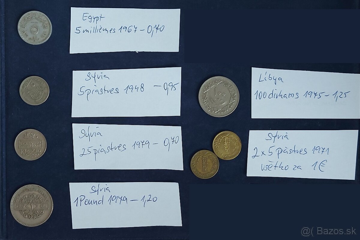 Zbierka mincí - Afrika a Ázia "arabské písmo" - 6