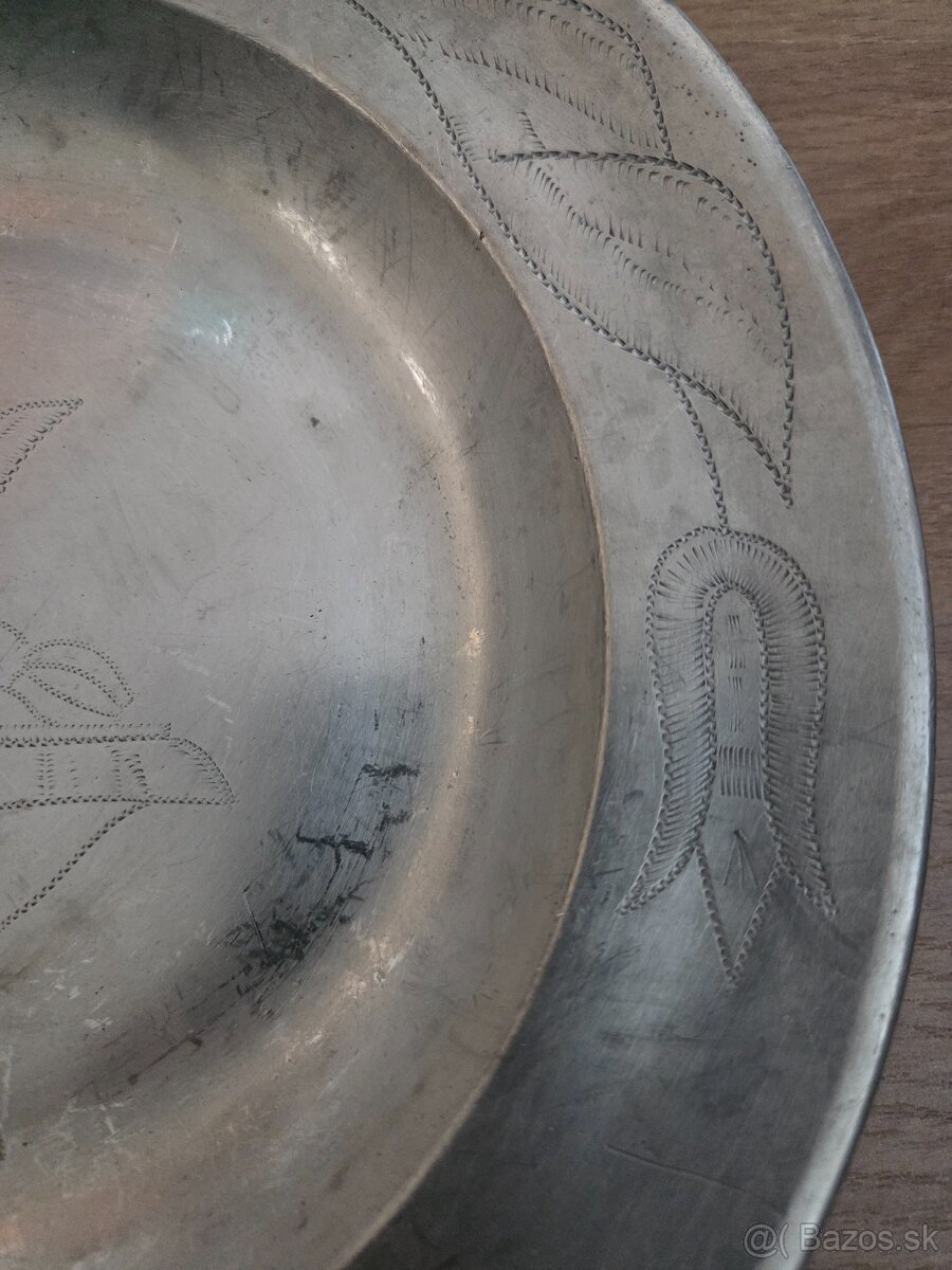 Cínový tanier - 6