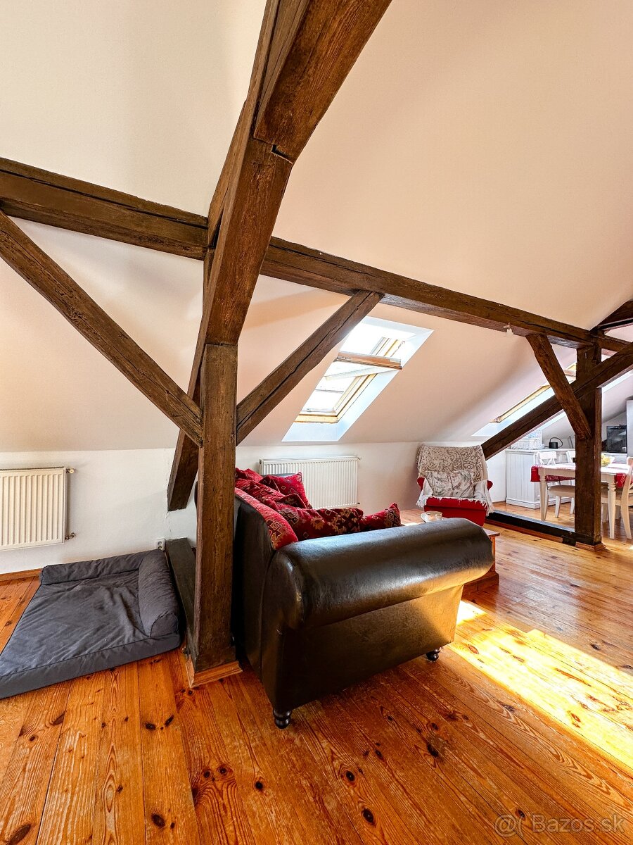 Štýlový podkrovný byt v historickom centre s terasou - 6