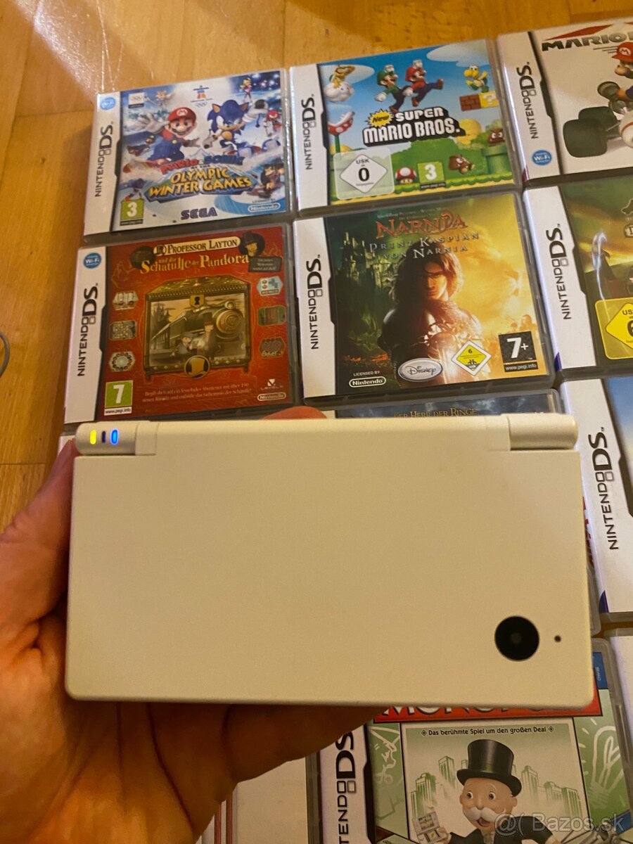 Nintendo DS (2008 model) + 12 hier – kompletný set - 6