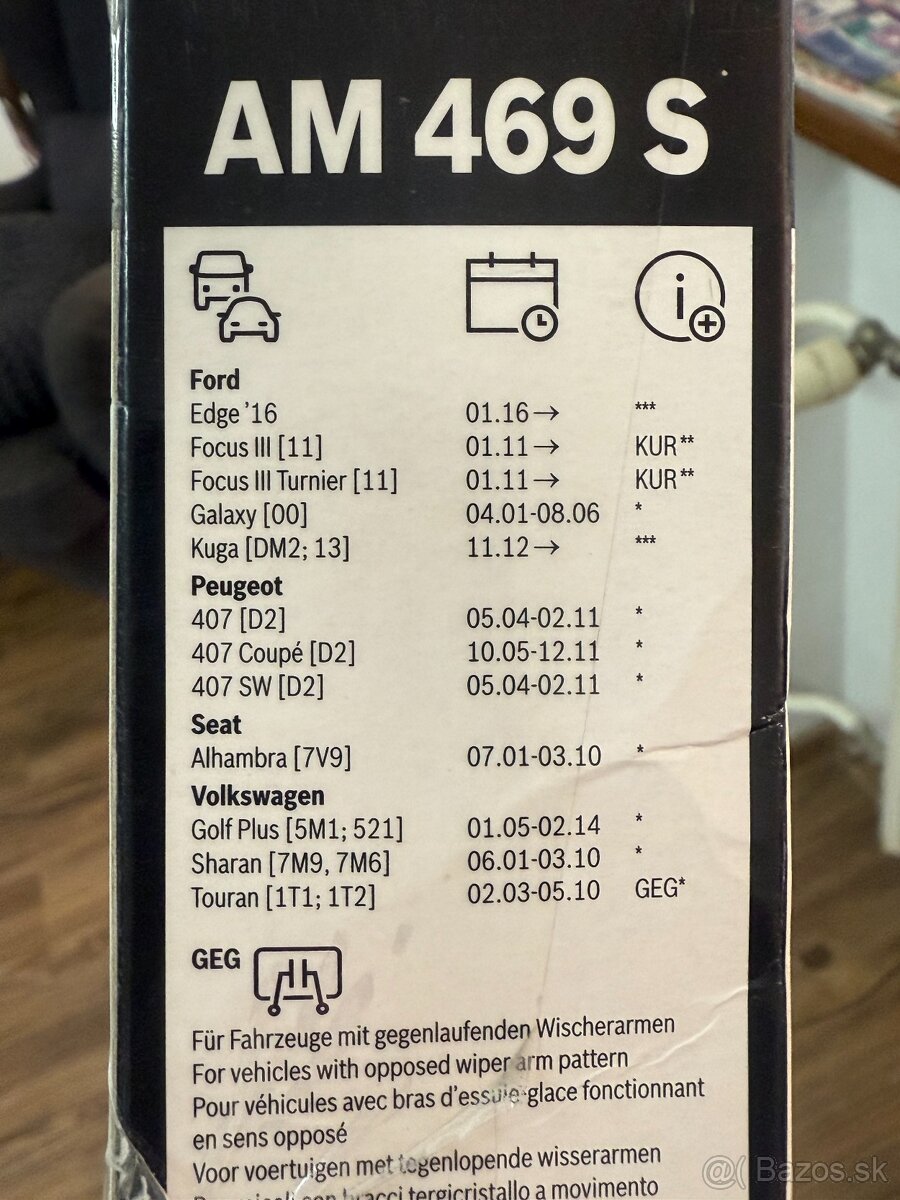 Bosch Aerotwin 700+700 mm, VW Golf Plus, Touran , Sharan - 6