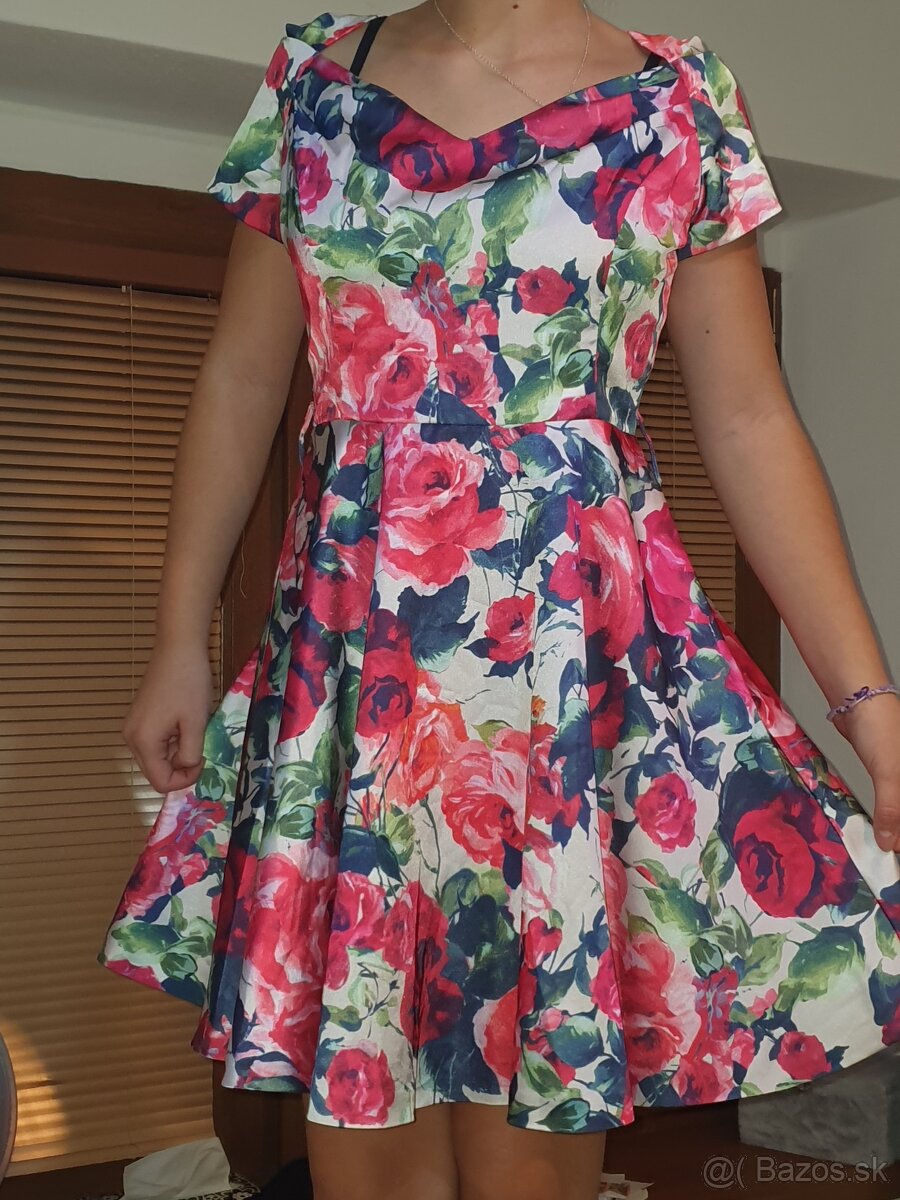 Krásne spoločenské šaty M - 6