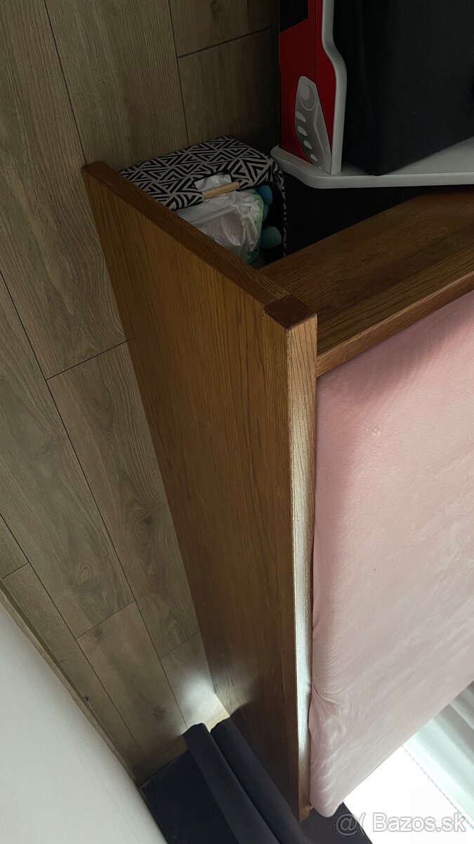 Manželská postel z masívu - 6
