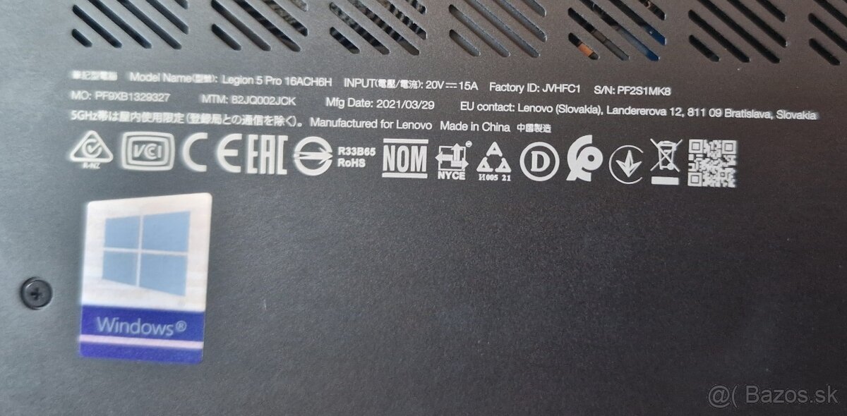 Lenovo Legion 5 Pro (16ACH6H) 2021 - 6