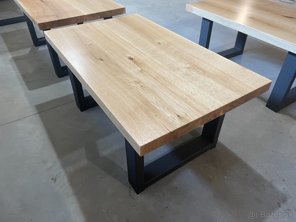 Masívny konferenčný dubový stôl - 6