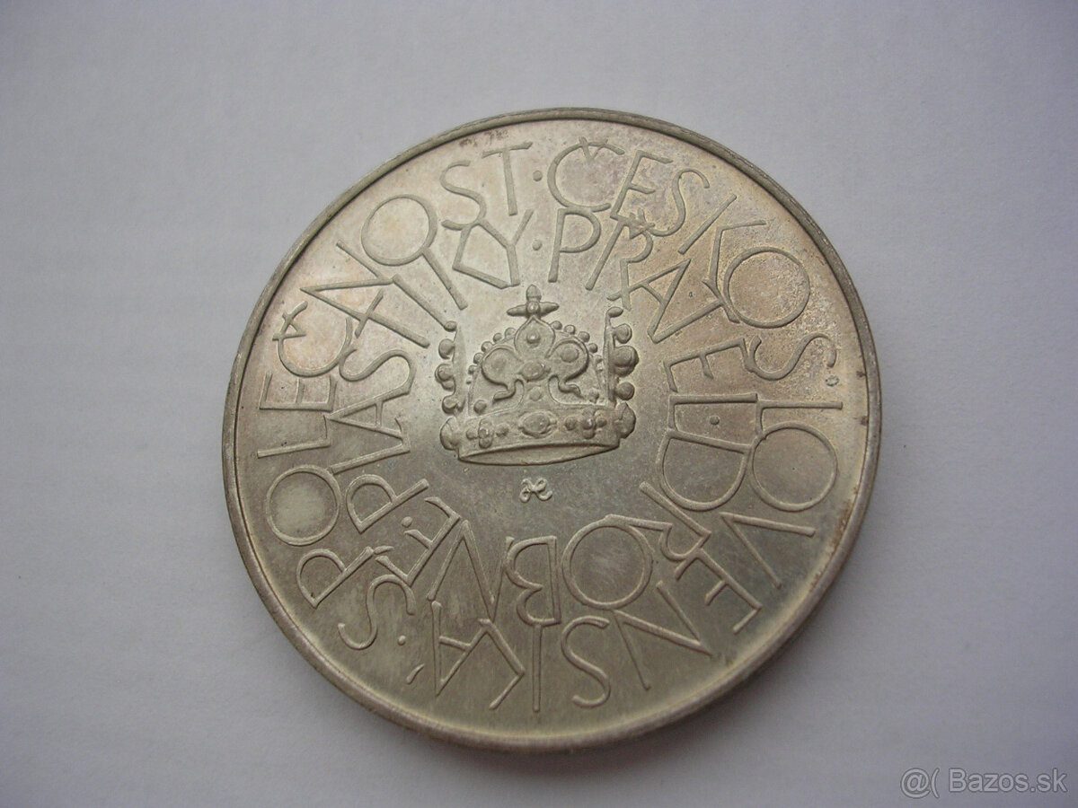 Ag medaila 2 dukát Karel IV. - návrh Jiří HARCUBA 1978 - 6