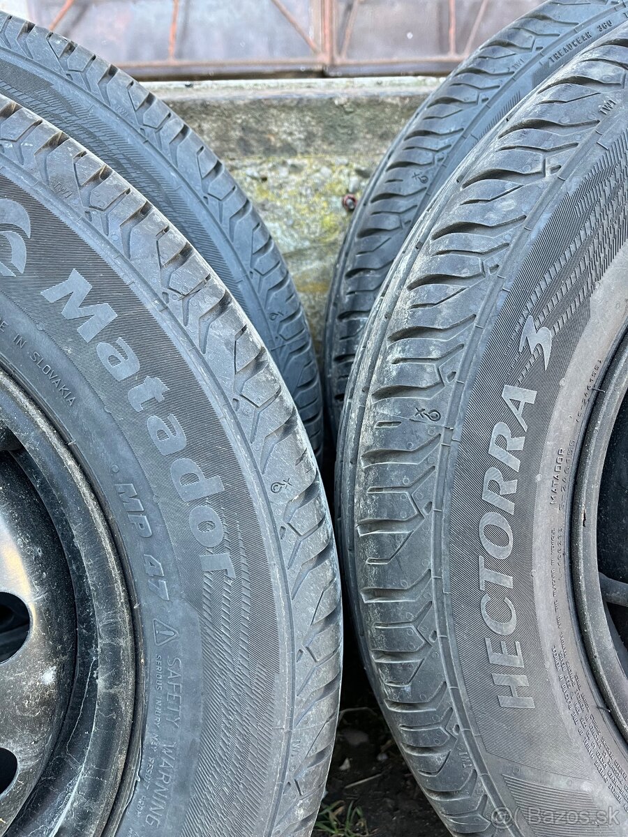 4x100 r13 kolesá + letné 155/70 r13 Matador - 6