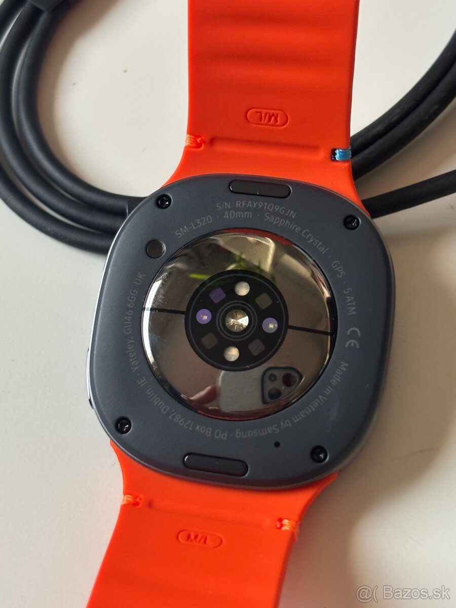 Samsung Galaxy Watch 8 40mm, Orange & Silver - 6