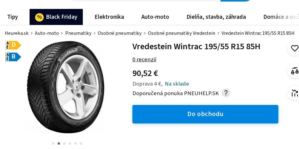Zimné pneu Vredestein 195/55r16 - 6