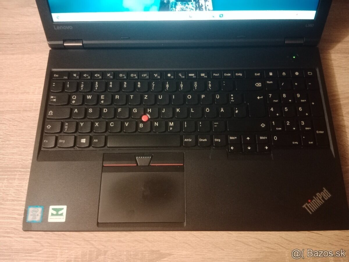 15,6" notebook Lenovo thinkpad L560 / 8GB/256GB TOP stav - 6