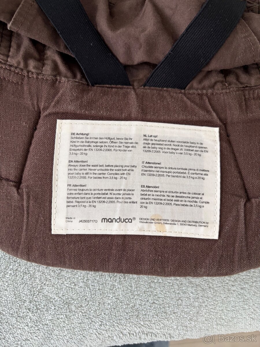Ergonomický nosič manduca - 6