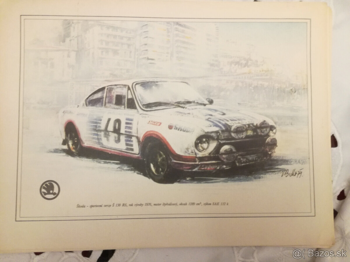 kreslene modely auta Škoda - 6