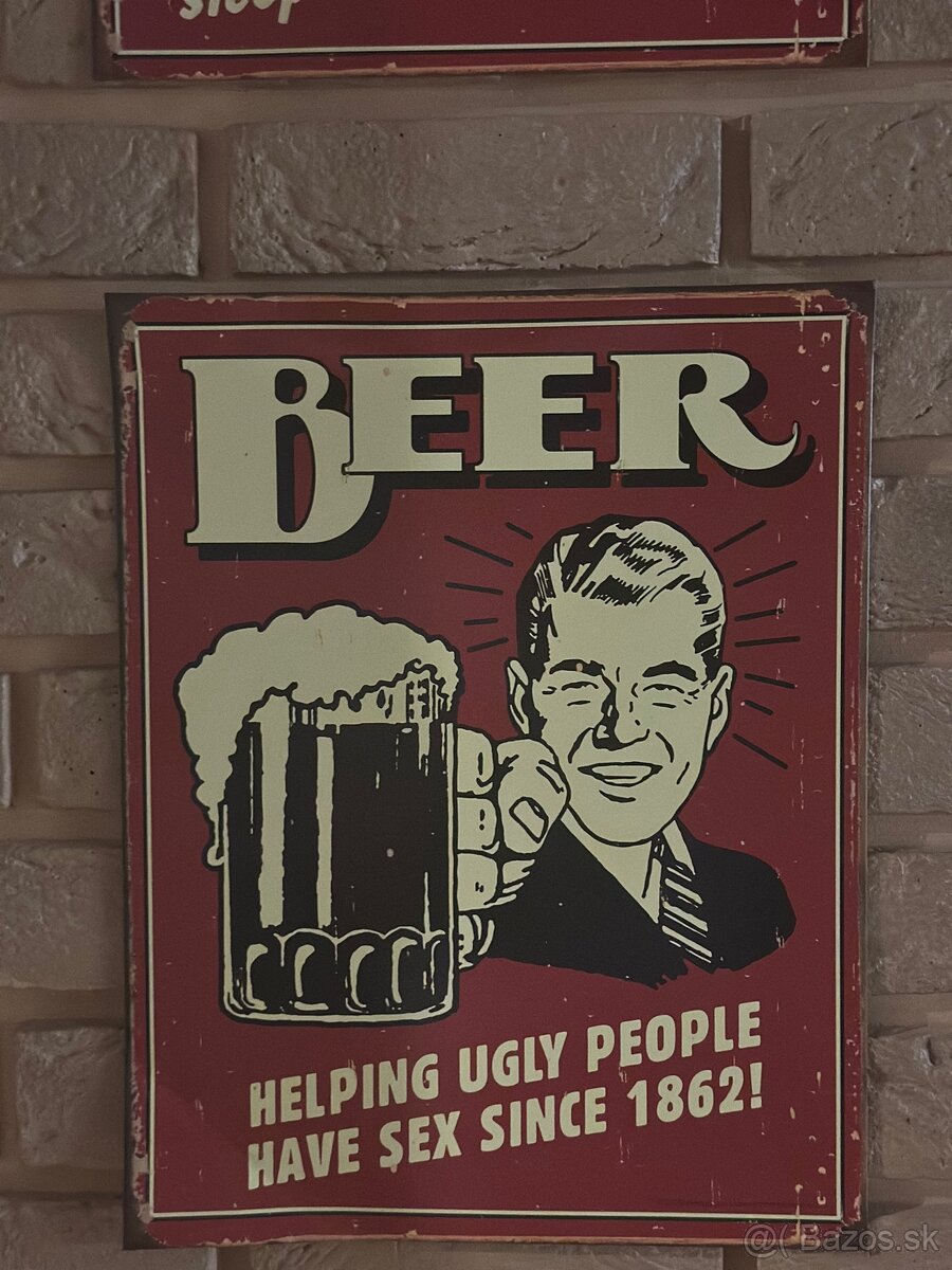 Vintage plechové tabule - 6