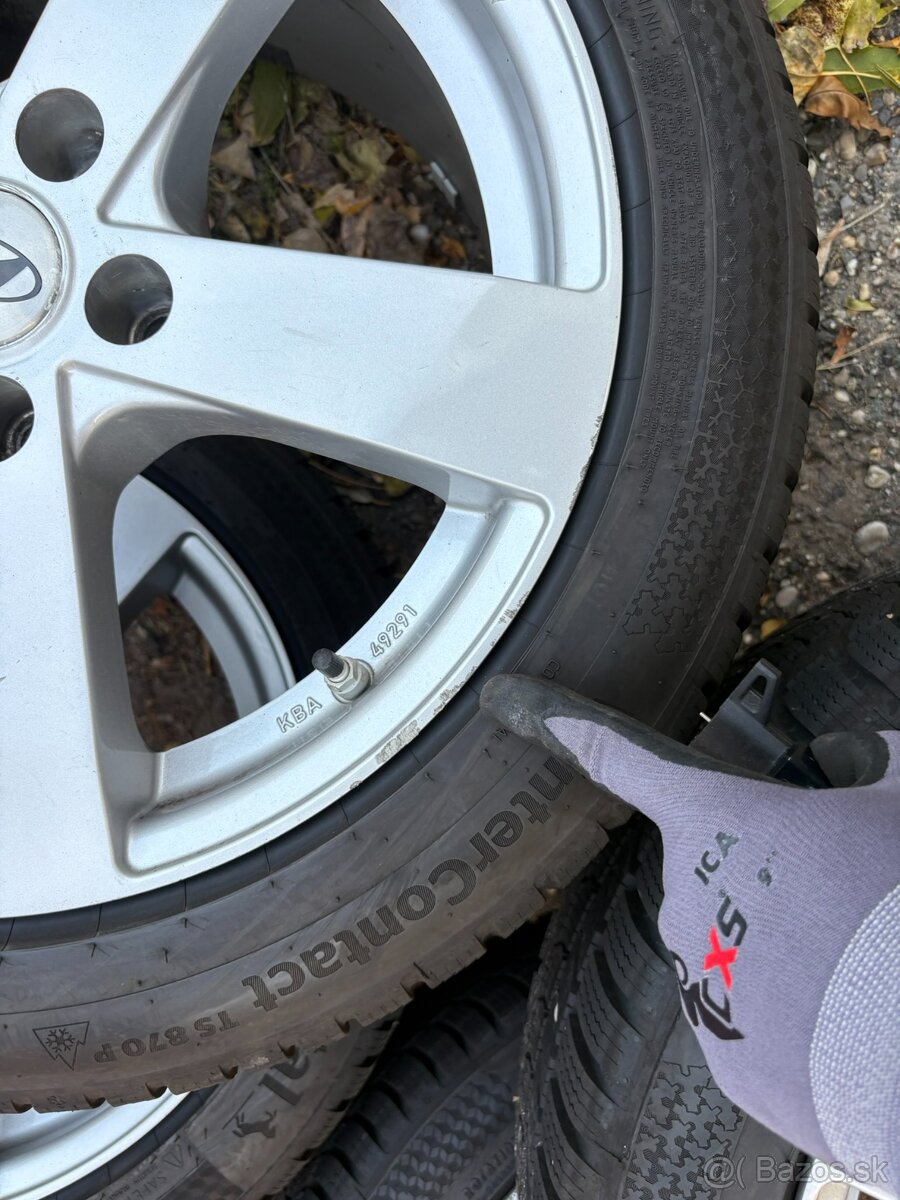 ALU disky + Zimné pneu na Hyundai 5x114,3 R17 - 6