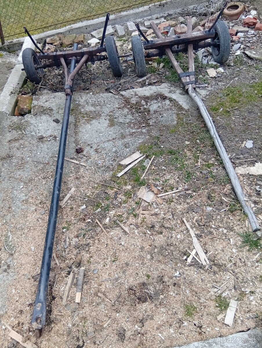 Dreveny voz, záprah - 6