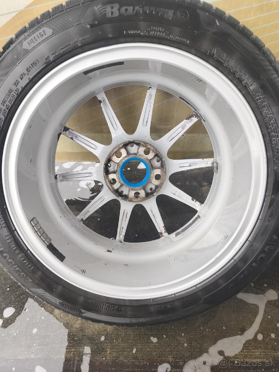 Elektróny R17 5x112 na letných pneu 205/50 Barum Bravuris 5 - 6