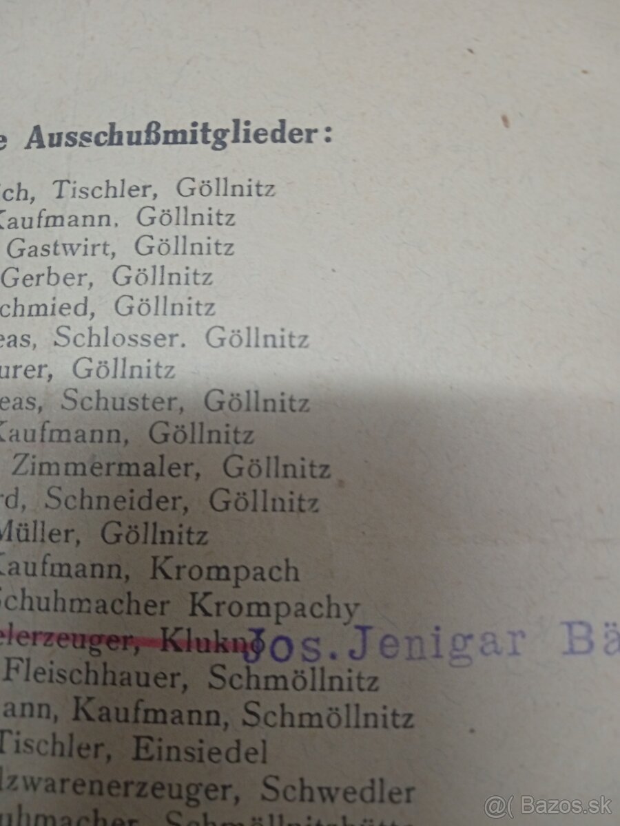 Gelnica voľby leták starý - 6