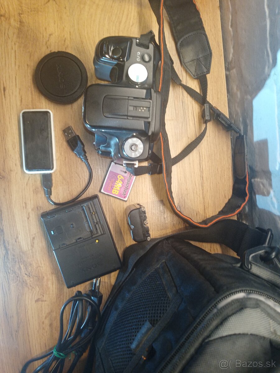 Predám zrkadlovku Sony a100 - 6