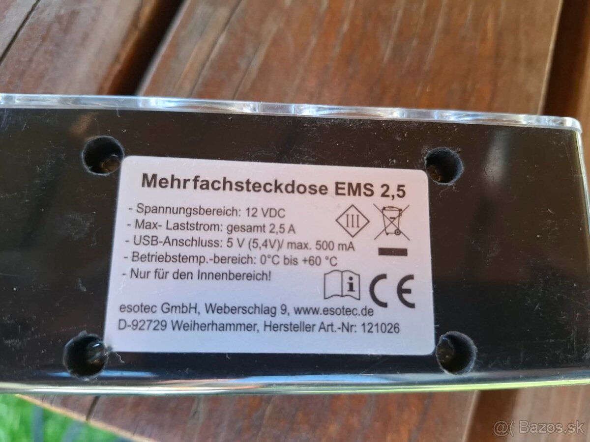 Solárny panel + regulátor + autozásuvka s USB - 6