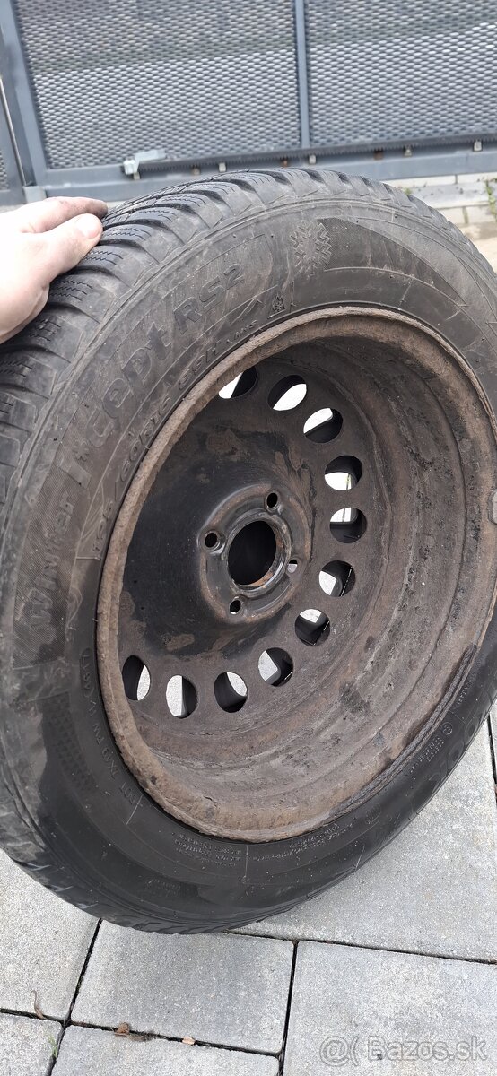 Predám zimné pneumatiky s diskami – 195/60 R16 - 6