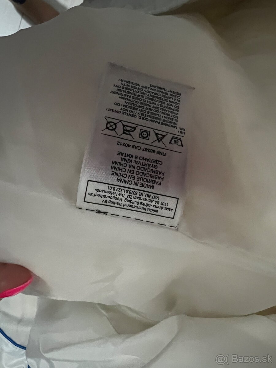 Krásna krémová zimná bunda Adidas Veľ.XS - 6