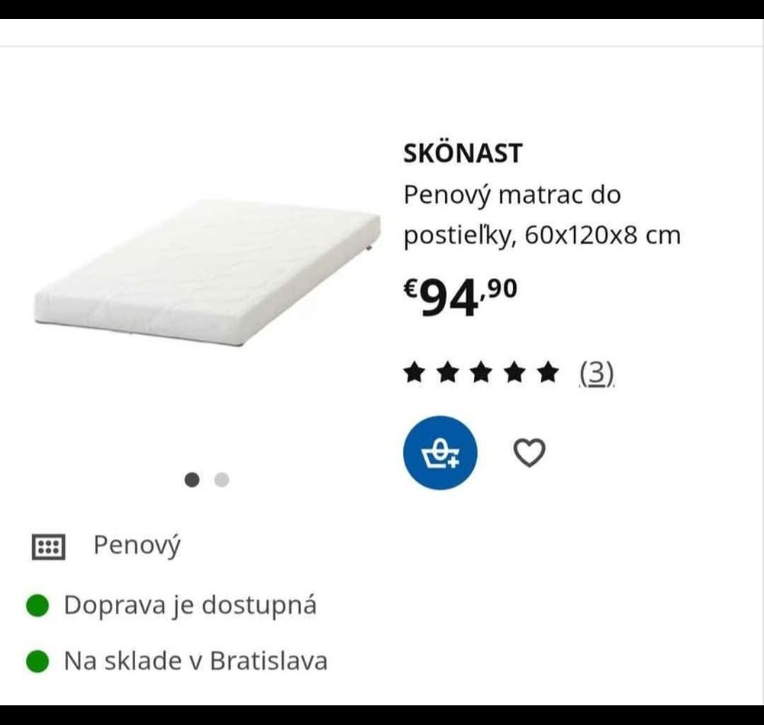 detská postieľka ikea - 6