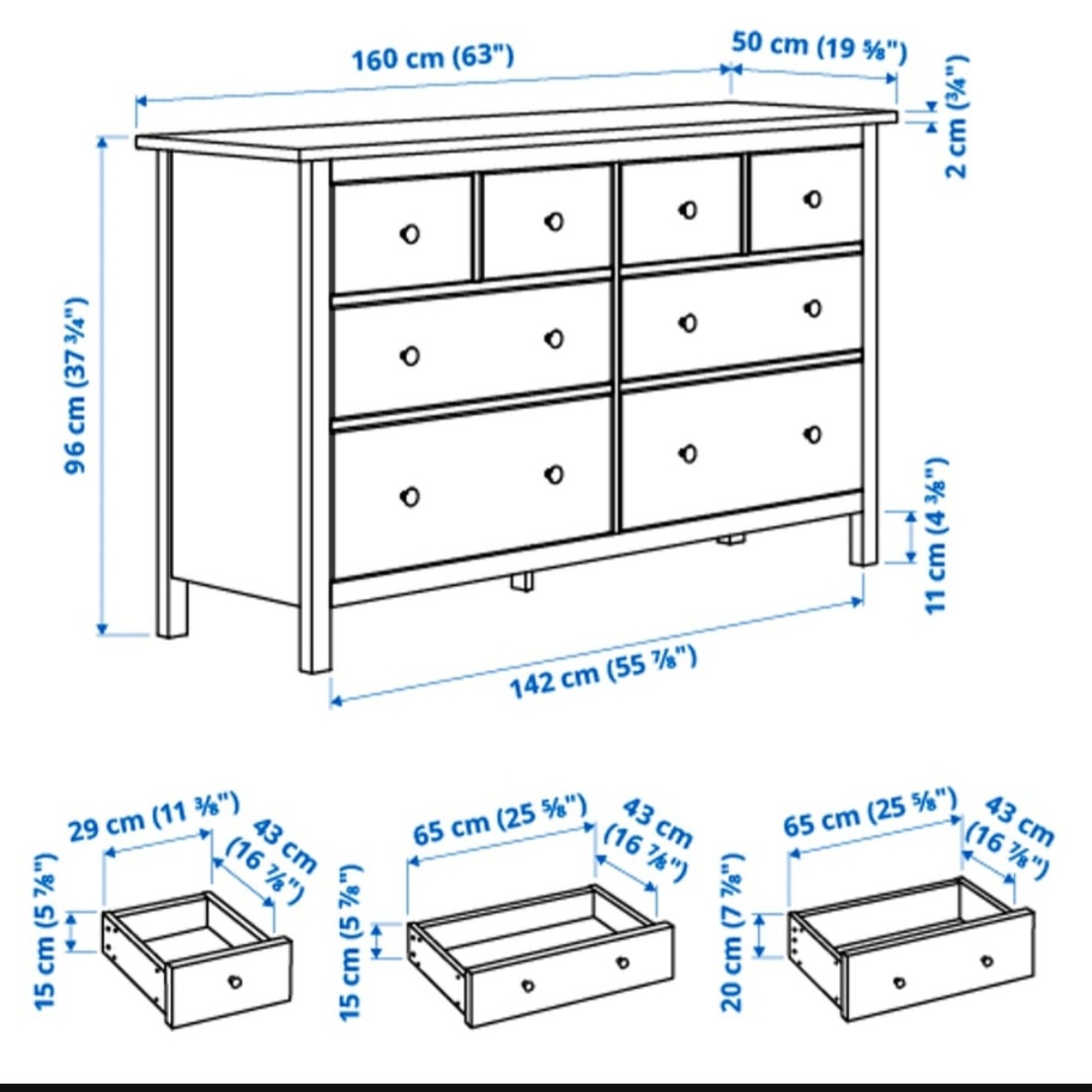 Hemnes komoda Ikea - 6