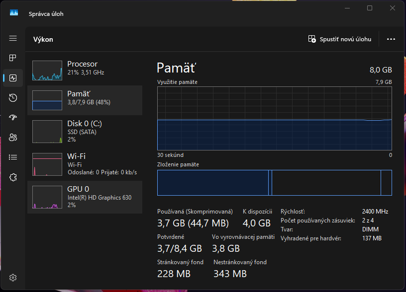 DELL Optiplex 5050 SFF, i5-7500, 256GB M.2., 8GB RAM - 6