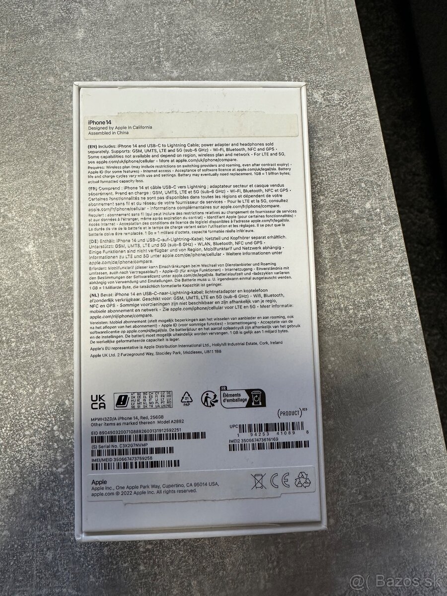 Iphone 14 256GB Red - 6