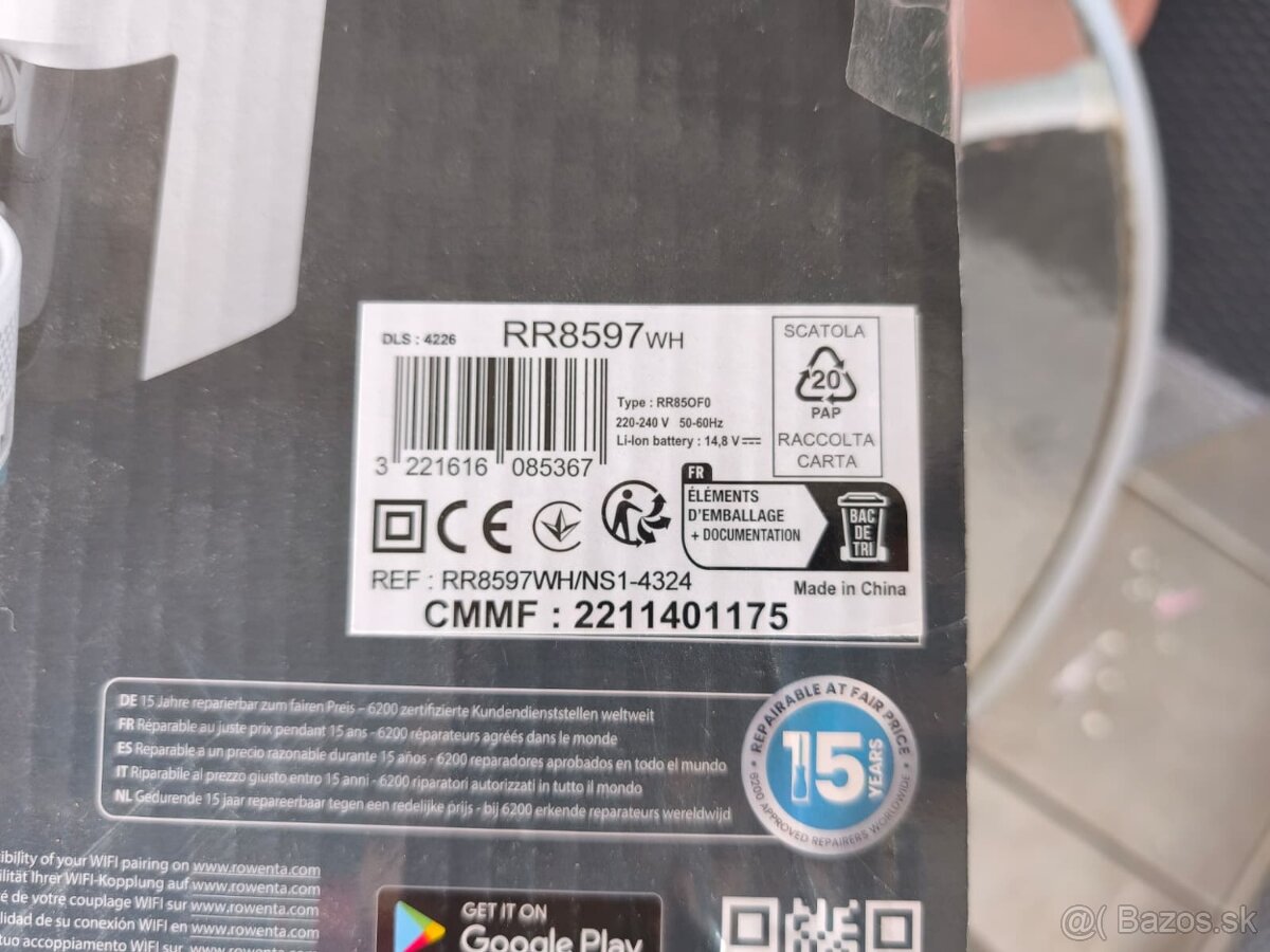 Rowenta RR8597WH X-PLORER S75s+ Animal & Allergy 4 v 1 Laser - 6