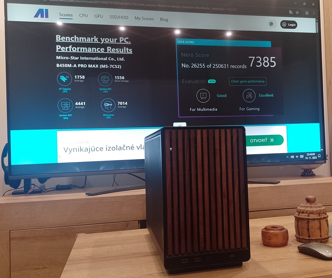 Herný dizajnový PC s RTX 3060 Ti+R5 5600+32GB RAM+NVMe+WIN11 - 6