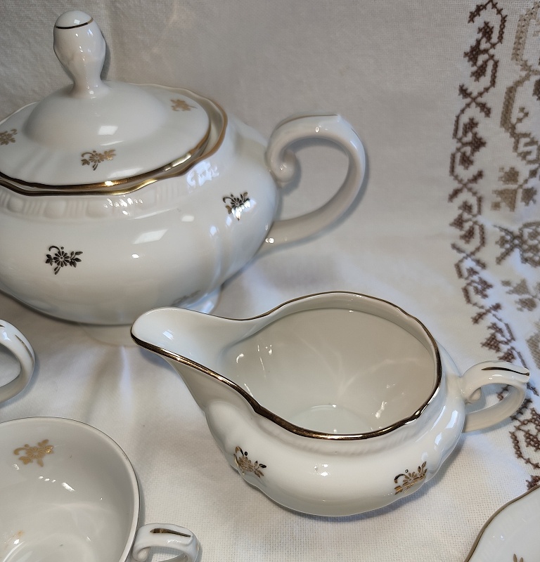 porcelánový set na čaj - 6